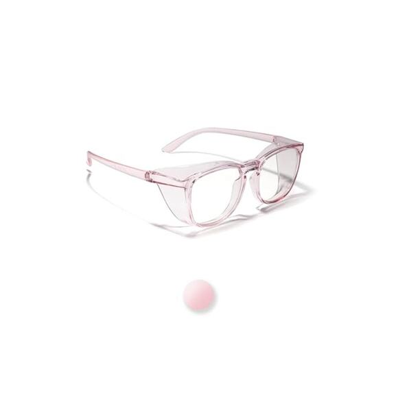 NWT LianSan Oversize Anti-Fog Safety Goggles for Nurses - Light Pink - Picture 1 of 6